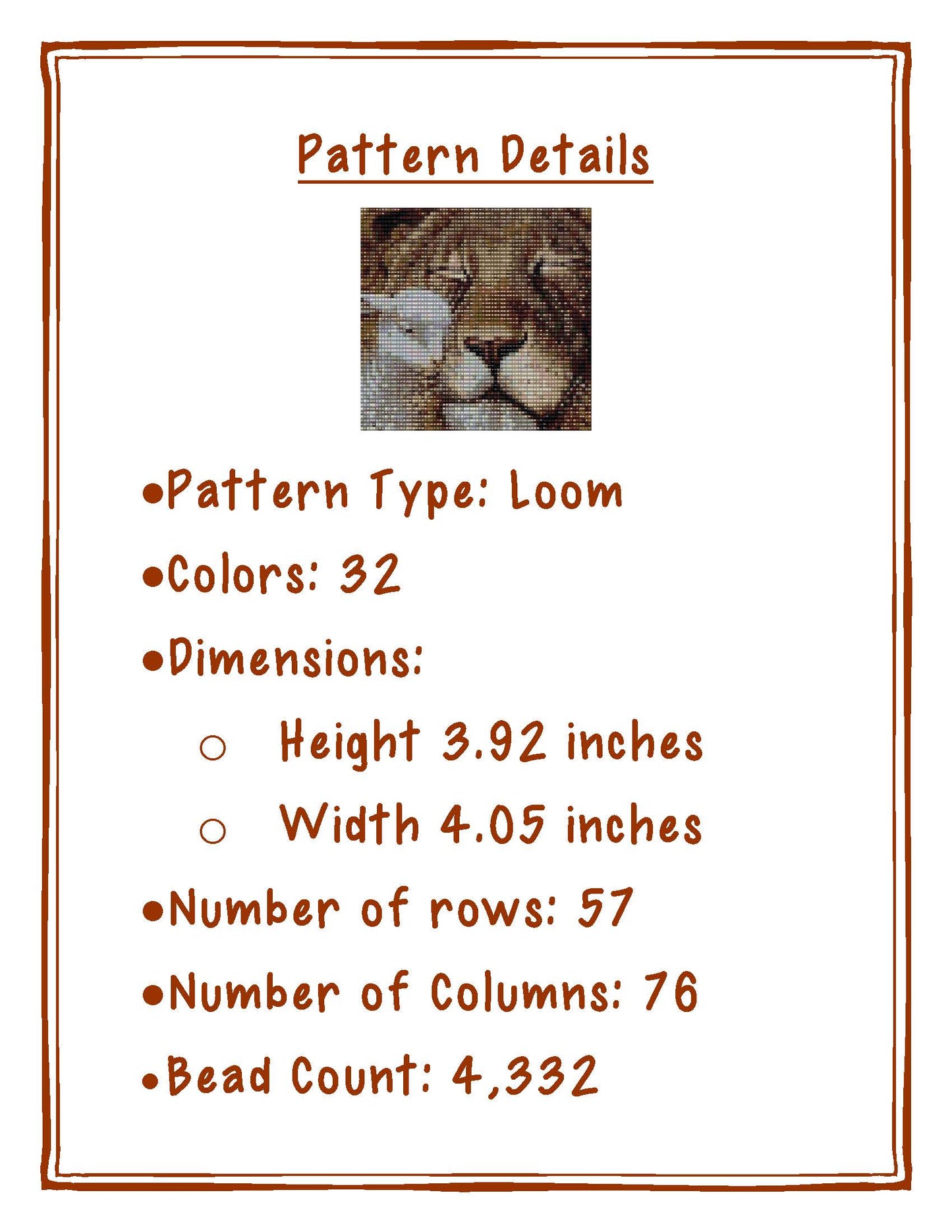 Bead Loom Pattern, My Sheep, Miyuki Delica, Instant Download, beaded tapestry