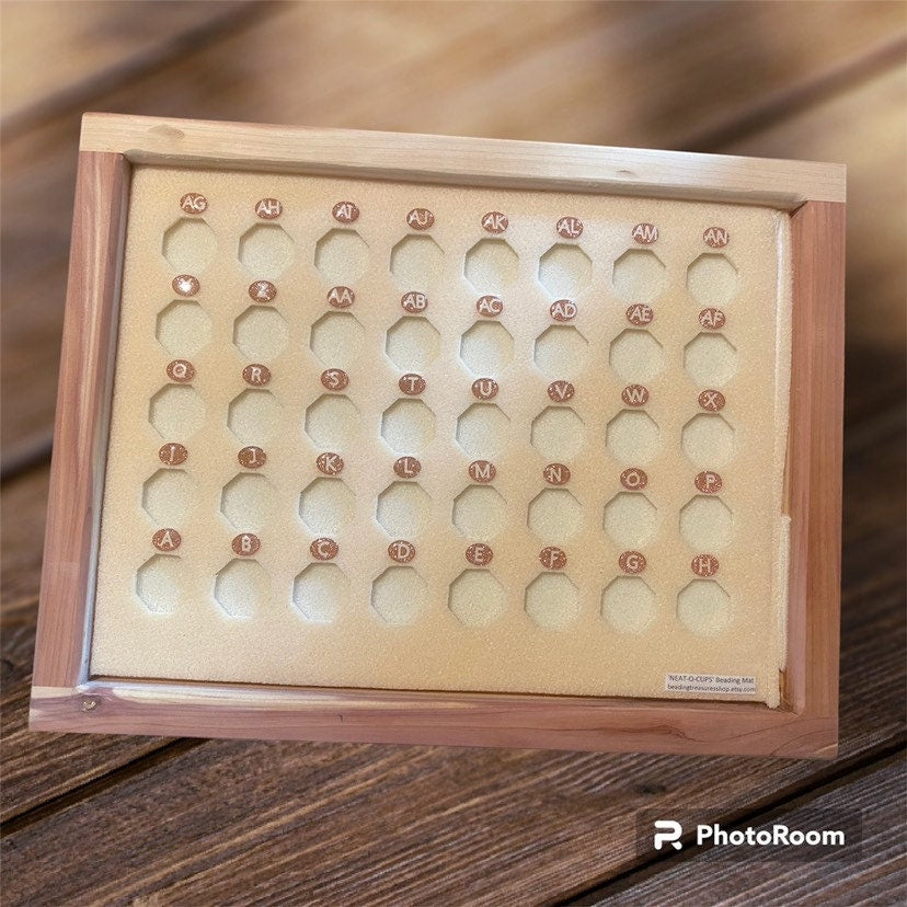 Large Wood Bead Tray