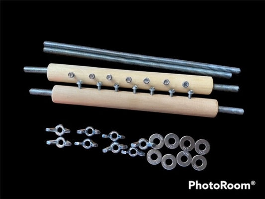 Tension Rods for Upright Wood Bead Looms