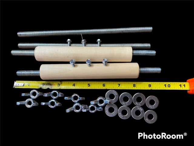 Beginner Bundle Upright Wood Bead Loom with Beads