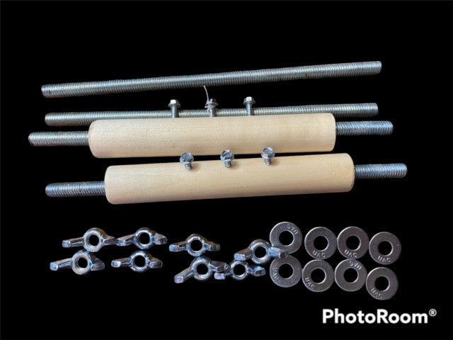 Beginner Bundle Upright Wood Bead Loom with Beads