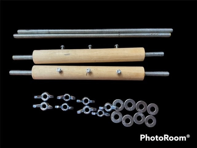 Tension Rods for Upright Wood Bead Looms