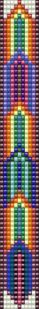 Bead Loom Pattern, Eva's Valentine's Day Bracelet, Miyuki Delica, Instant Download, beaded bracelet,